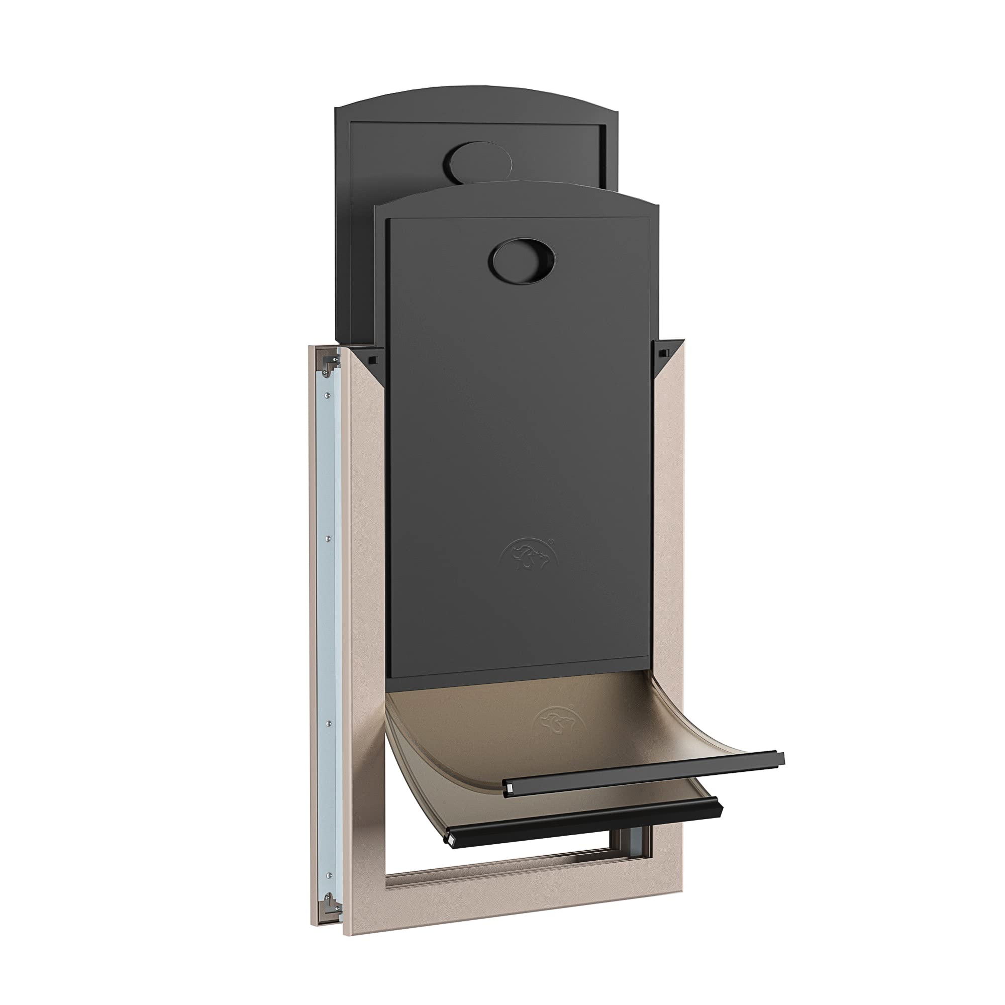 Champagne Gold Weatherproof Extra Large Dog Doors for Large Dogs with