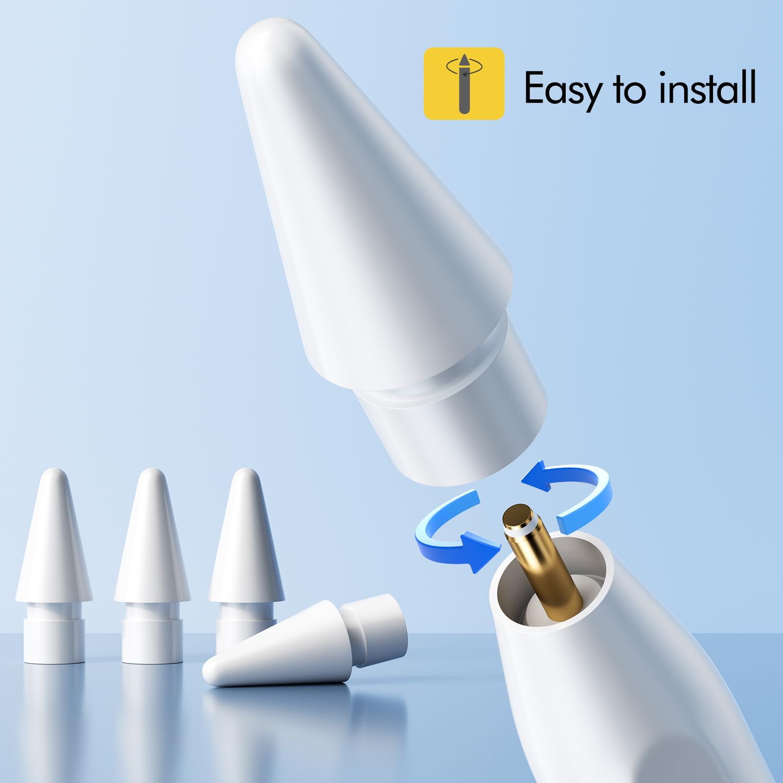 Amazon.co.jp: Hastraith アップグレード交換用チップ Apple Pencil 1
