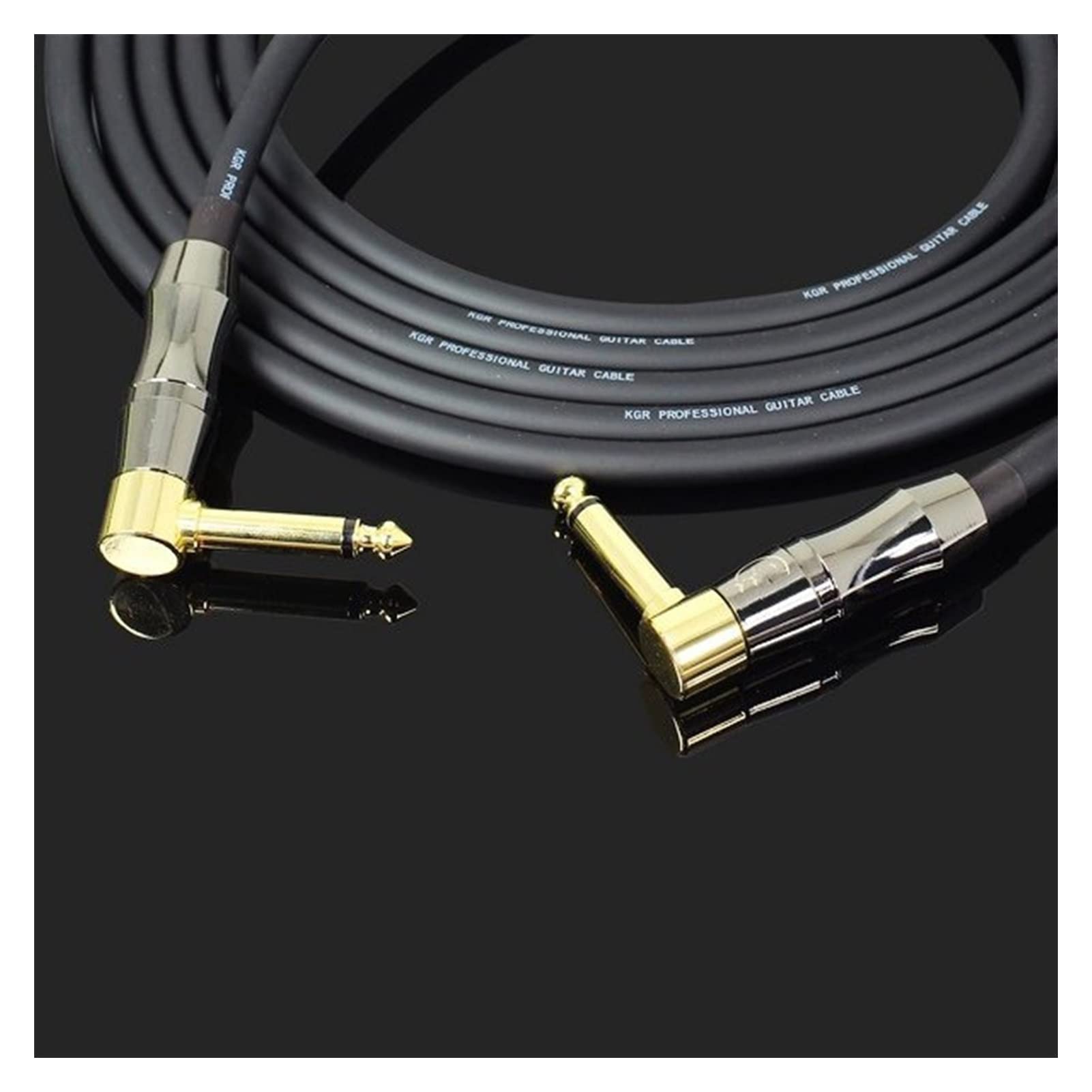 Gitarren instrumentenkabel Gitarre-Anschlusslinie E-Gitarren-Linie Elektronische Klavierrahmen-Trommellinie (Color : A, Size : 6m)