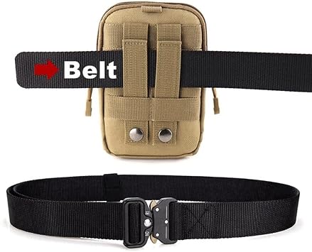 Tactical Waist Bags with Shoulder Strap Military Molle Compact Belt Bag Multifunctional Bum Bag Bag for Camping Hiking Cycling Climbing and Travel