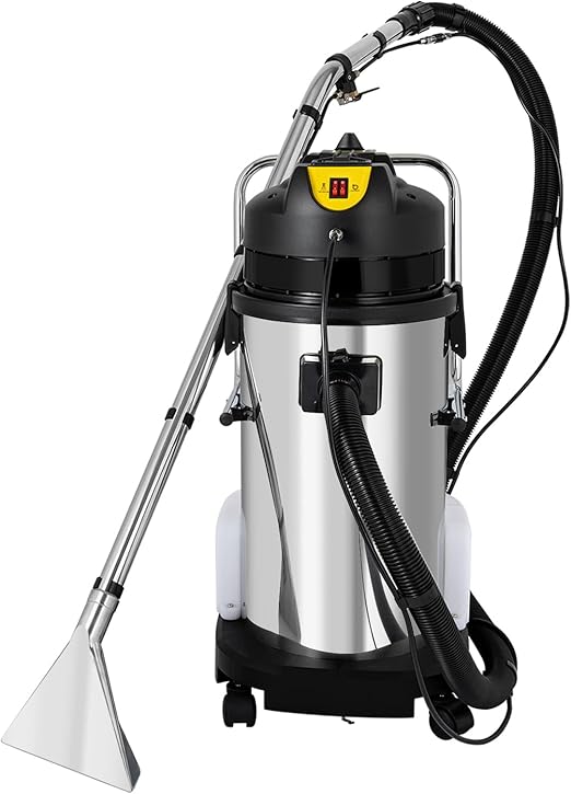 40L Commercial Cleaner Carpet Extractor 3 in 1 Multi Purpose Wet & Dry Vacuum Cleaner Portable Cleaning Machine For Home, Staircase, Apartment, Car