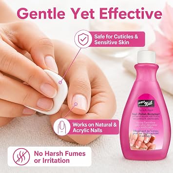 PRONAIL - Non-Acetone Nail Polish Remover, Professional, Maximum Strength, 4 Oz