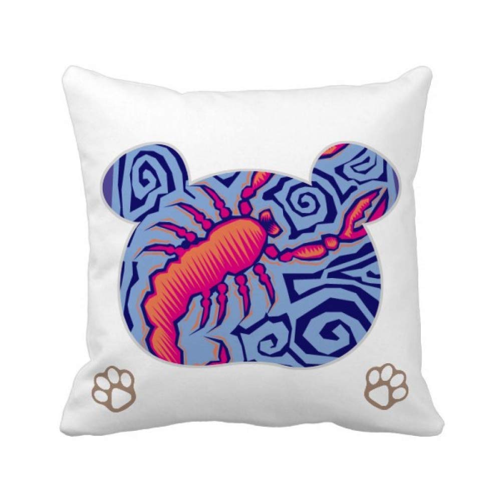 Coussin Scorpion style mexicain pour sublimer votre fauteuil de salon