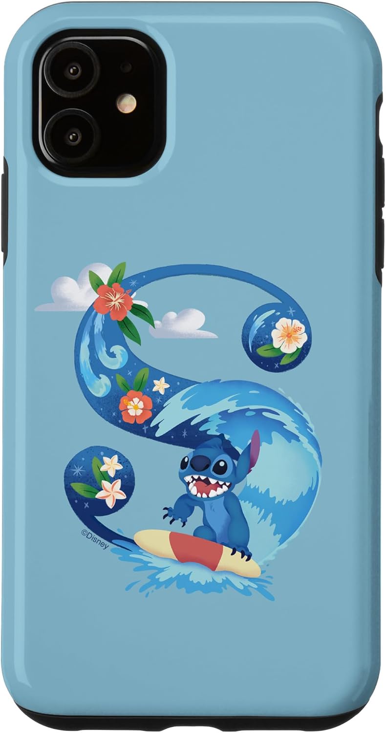 Disney Alphabet Monogram Lilo & Stitch Letter S for Stitch Case for iPhone 17