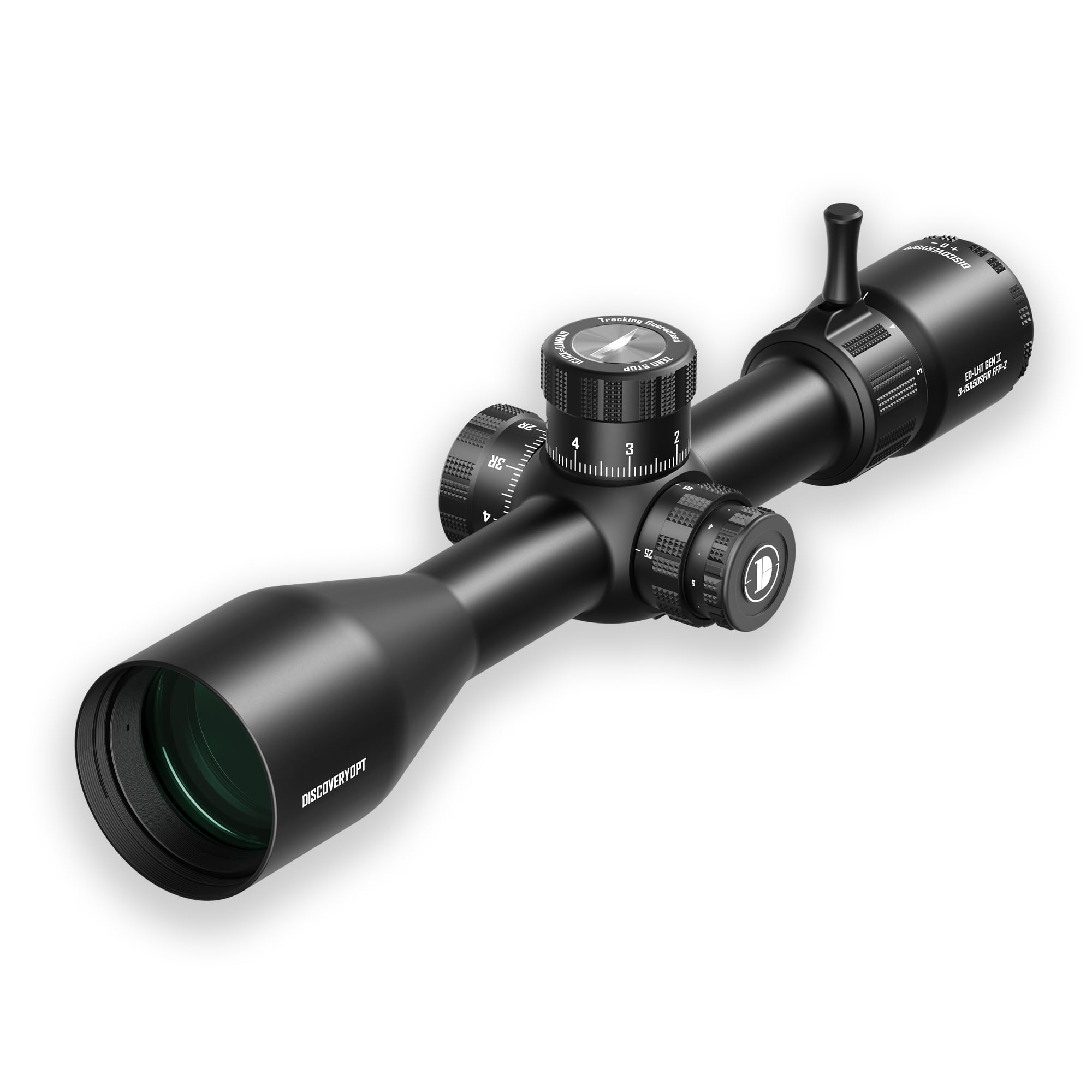 DISCOVERYOPT ED-LHT GEN2 3-15X50SFIR Rifle Scope FFP,30mm Tube,Red Illumination (6 Levels…