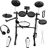 Electronic Drum Kit Beginners With 8 Inch Mesh Snare Electric Drum Set,2 Pairs Of Drum Sticks Headphone Set Included Beginners Electronic drums