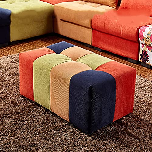 Tabouret de canapé multicolore pour une chambre chaleureuse - 2