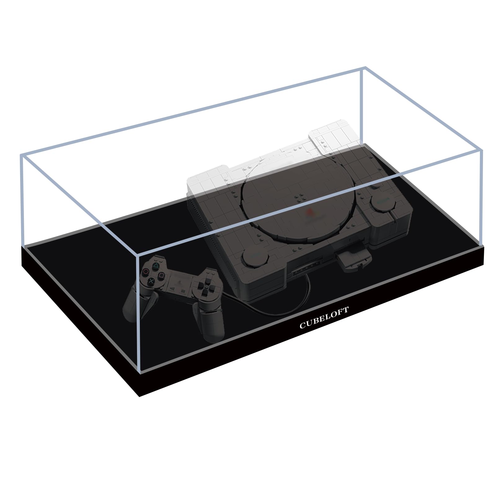 Acrylic Display Case for Lego 72306 Games Console Set (2MM)