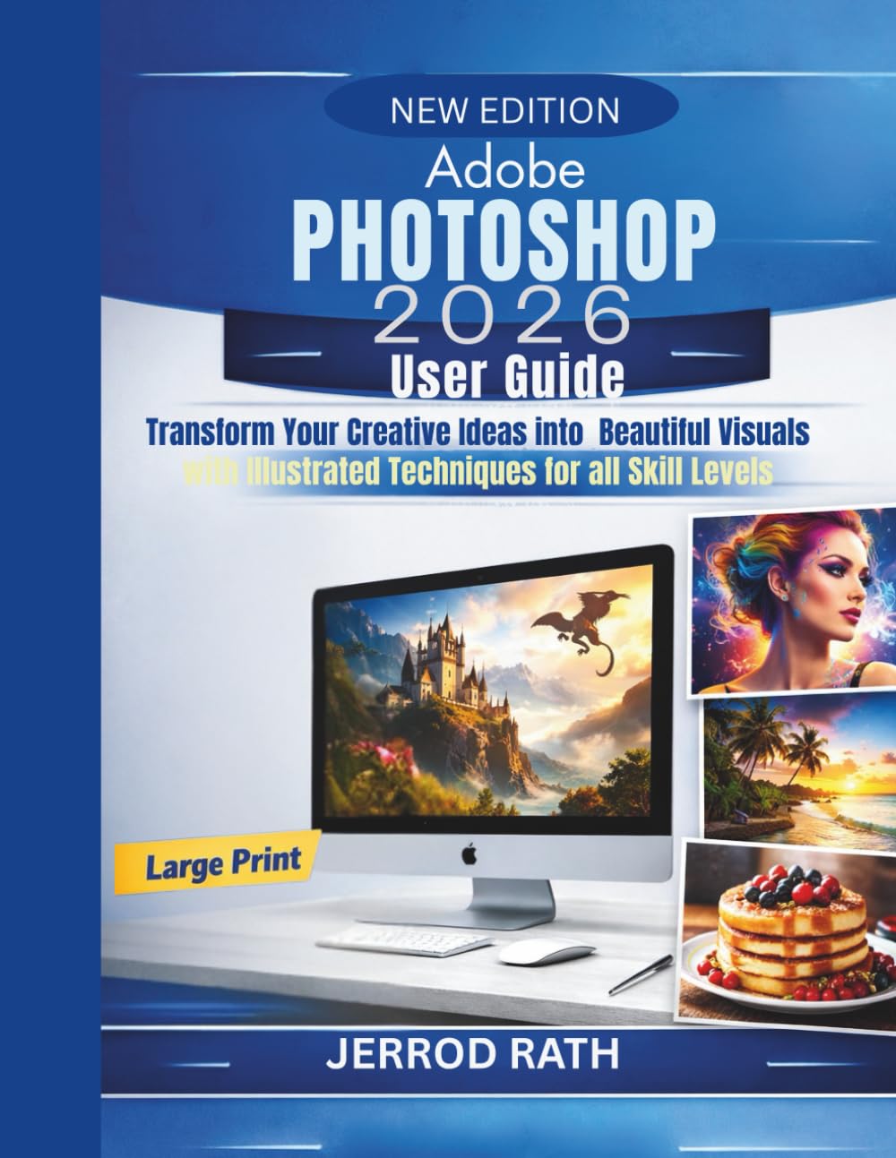Adobe Photoshop 2026 User Guide: Transform Your Creative Ideas into Beautiful Visuals with Illustrated Techniques for All Skill Levels