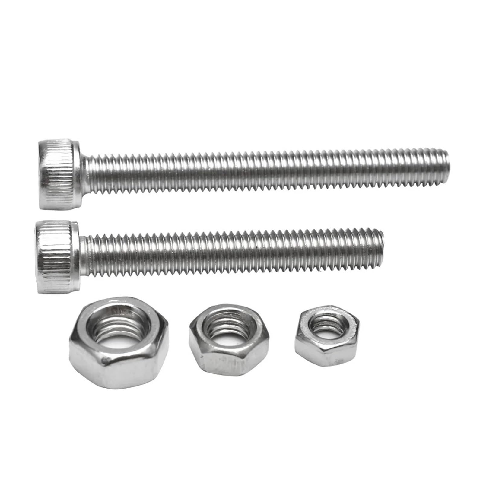 Tornillos Hexagonales Huecos 304 Acero Inox Fijación Métrica