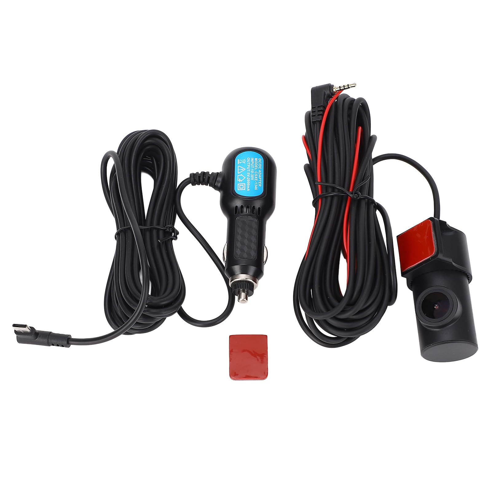 Sxhlseller Videocamera per Auto Registratore Dual 4K 1080P Dash Cam Anteriore Posteriore Schermo IPS da 1,47 Pollici Controllo Wireless Parcheggio 24 Ore per i Viaggiatori