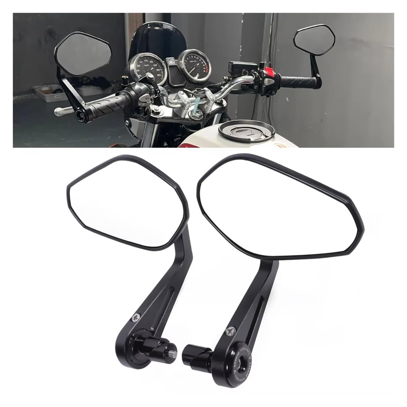 Amazon | 自動二輪車用ミラー CB400 スーパーフォー/ボルドール