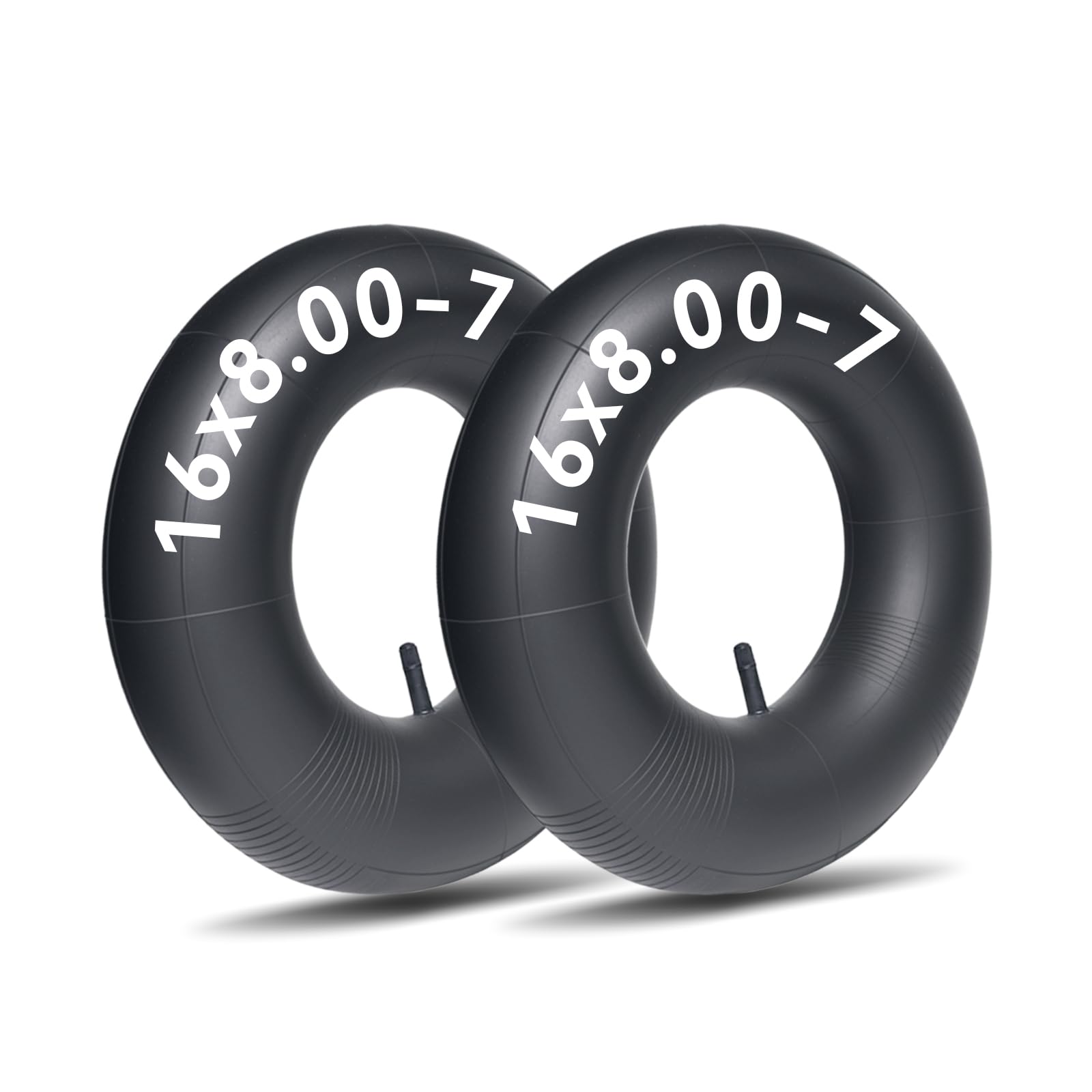 2 PCS 16x8.00-7 Inner Tube 16x8-7 Tube Replacement with TR13 Straight Valve Stem for ATV Golf Cart Lawn Mowers Snow Blowers Farm Tractors Wheelbarrows