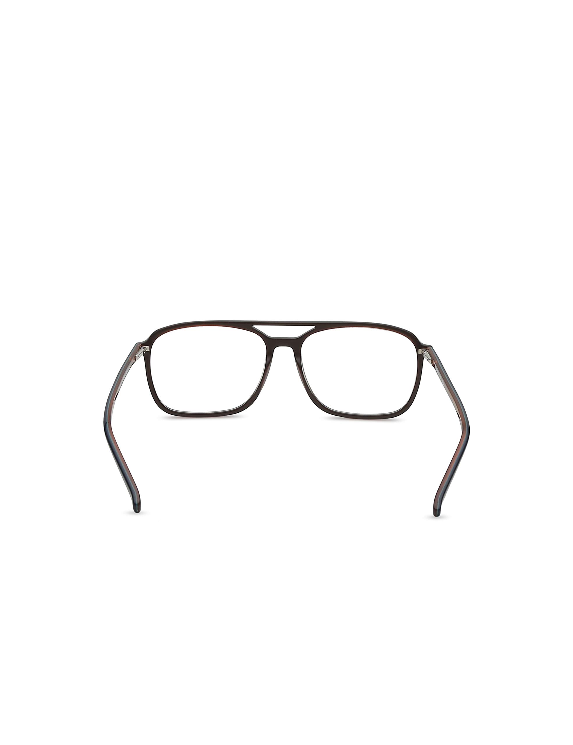 Titan Lunettes d'ordinateur à coupe carrée noire et bleue, zéro puissance pour homme