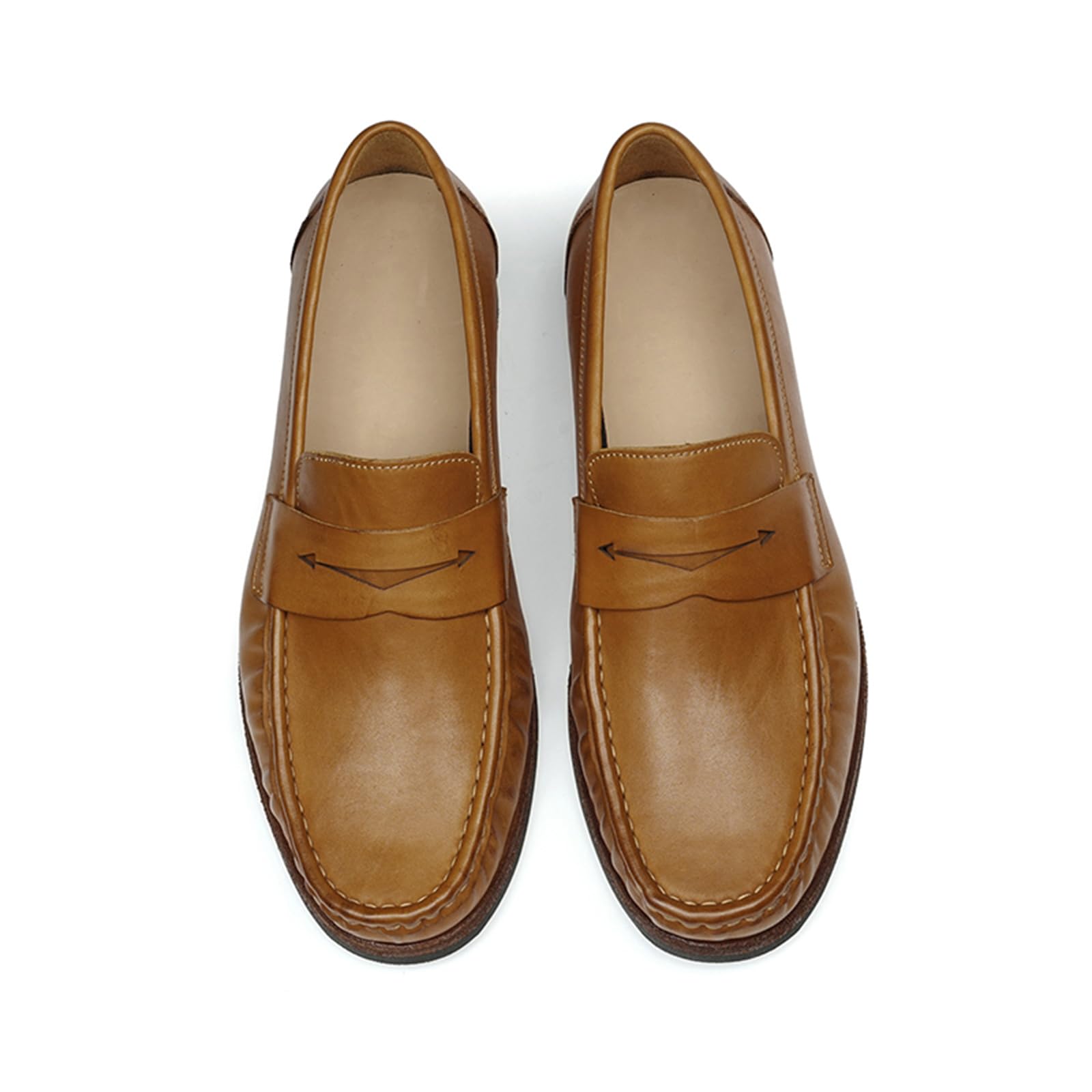 Mocasines de Cuero para Hombre Zapatos de Negocios de Fiesta de Bodas de conducción Formal