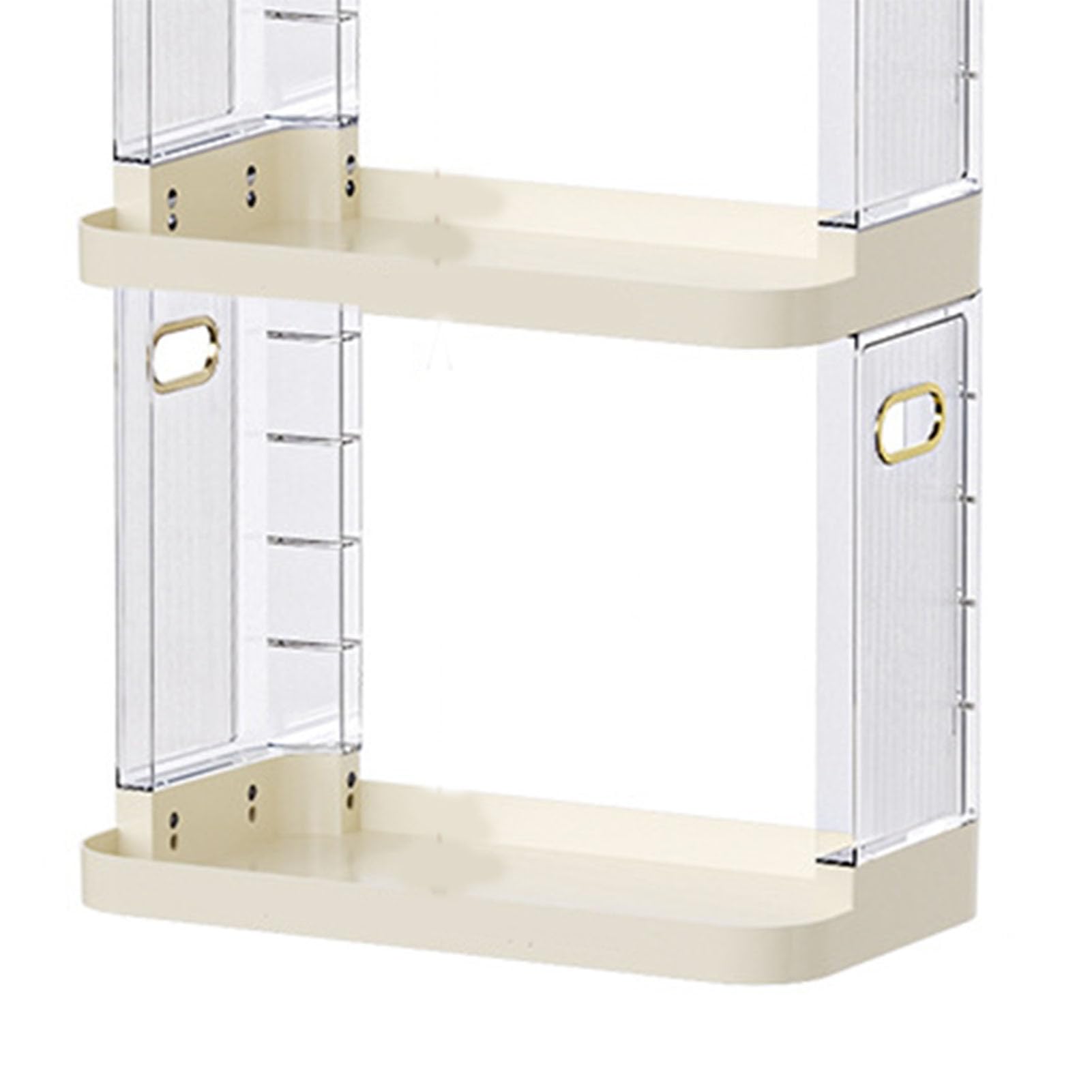 Estante Organizador De Encimera De 3 Niveles - Estante De Almacenamiento De Plástico para Maquillaje, Perfumes, Cosméticos, Libros, Cómoda, Baño, Cocina, 40x22x65cm (3 capas)