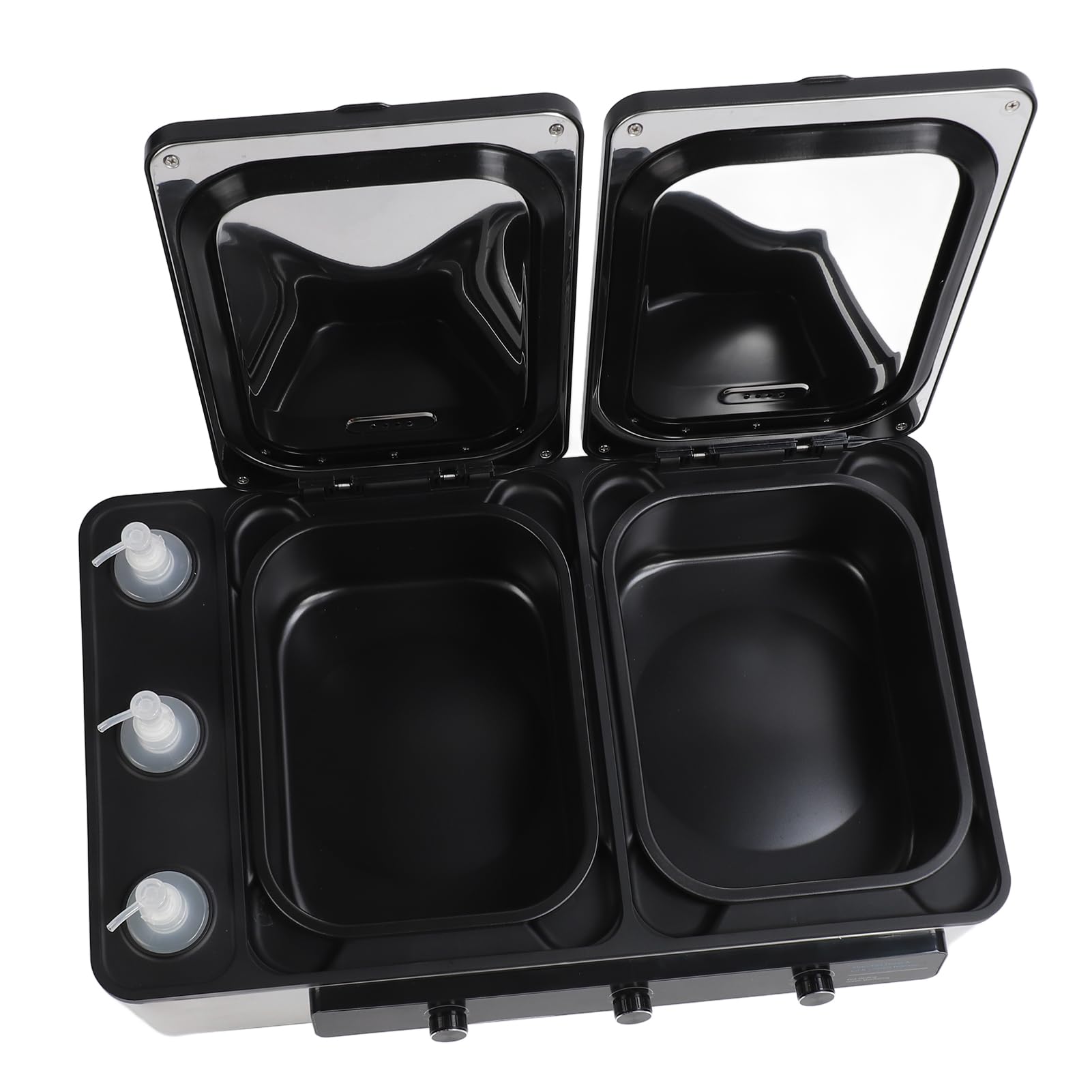 Calentador de Piedras Calientes, Pantalla LCD Digital, Calentador de Piedras de Masaje con Calentador de Aceite para Salón, Uso Doméstico, Ajuste de Temperatura, (Enchufe europeo 220V)