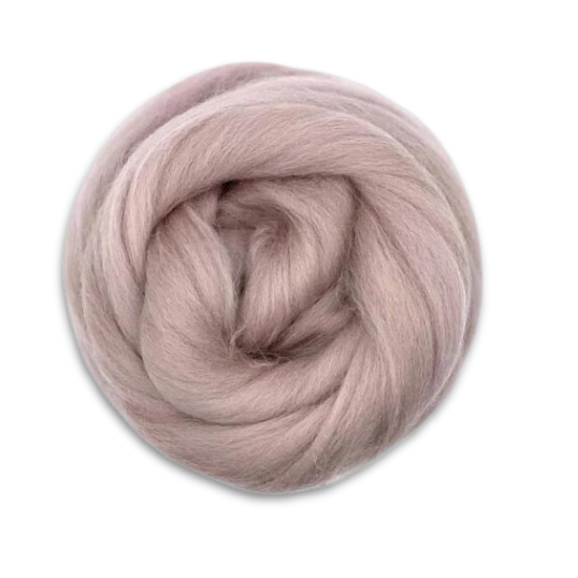 Revolution Fibers Dyed Corriedale Wool | 8.2 Ounces of Premium Combed Wool Top | 26 Micron, 100% Pure Corriedale Wool Roving, Ethically Sourced (Mink Brown)