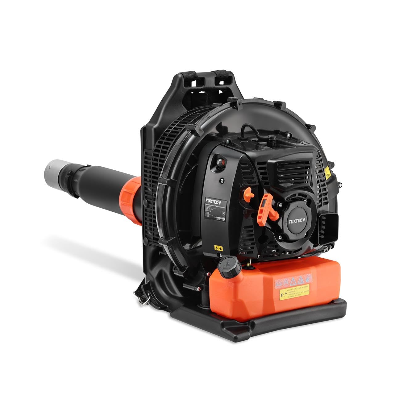 FUXTEC • Souffleur de Feuilles Thermique Dorsal FX-LBP185TPRO • Moteur 85cc 4,0kW • Vitesse d’air 95 m/s • Débit d’air 0,45 m³/s • Réservoir 4,2L • Harnais Sac à Dos Ergonomique