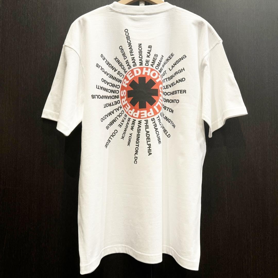 Amazon.co.jp: Red Hot Chili Peppers White T-Shirt XL