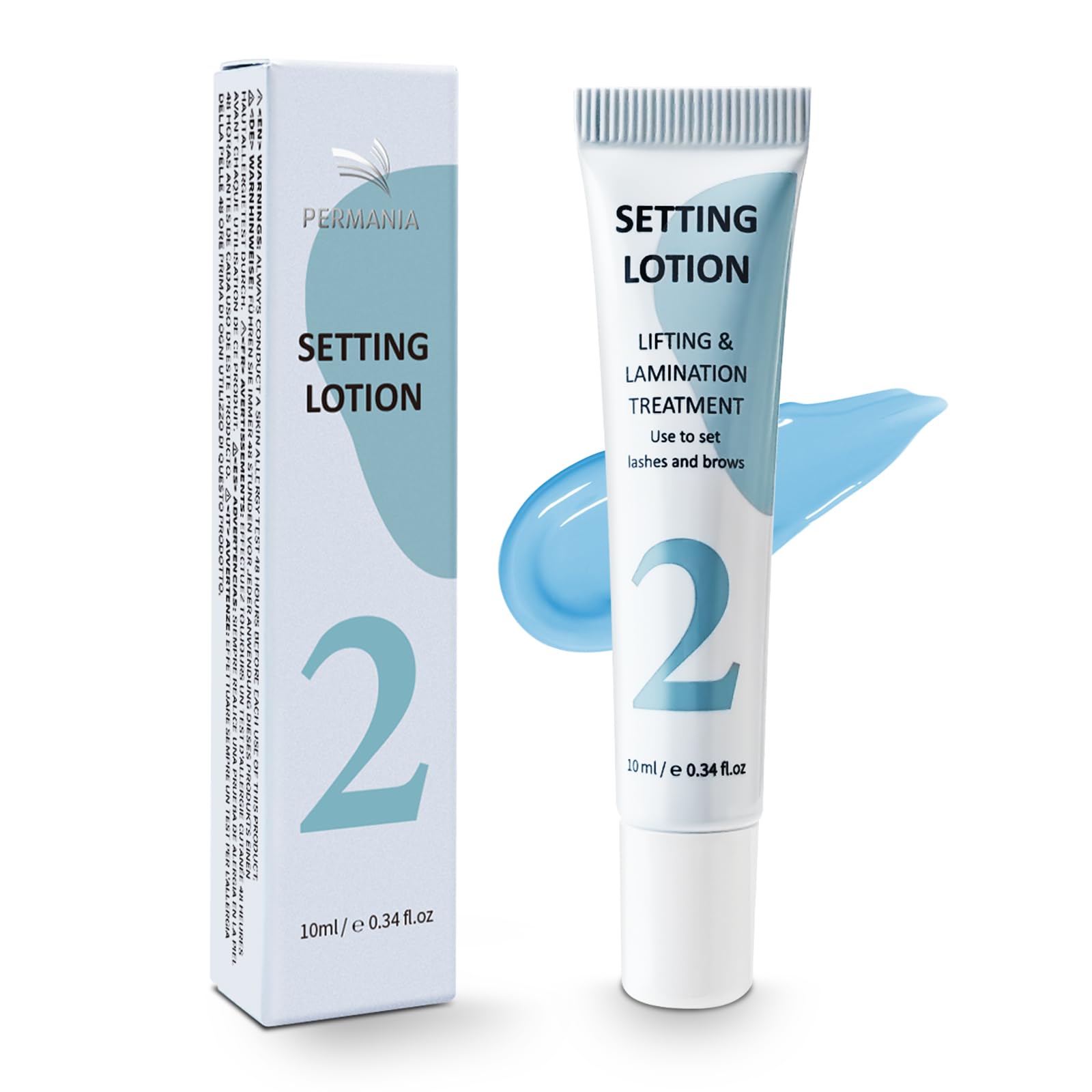 PERMANIA Setting Lotion - New Upgraded for Lash Lift, Blue