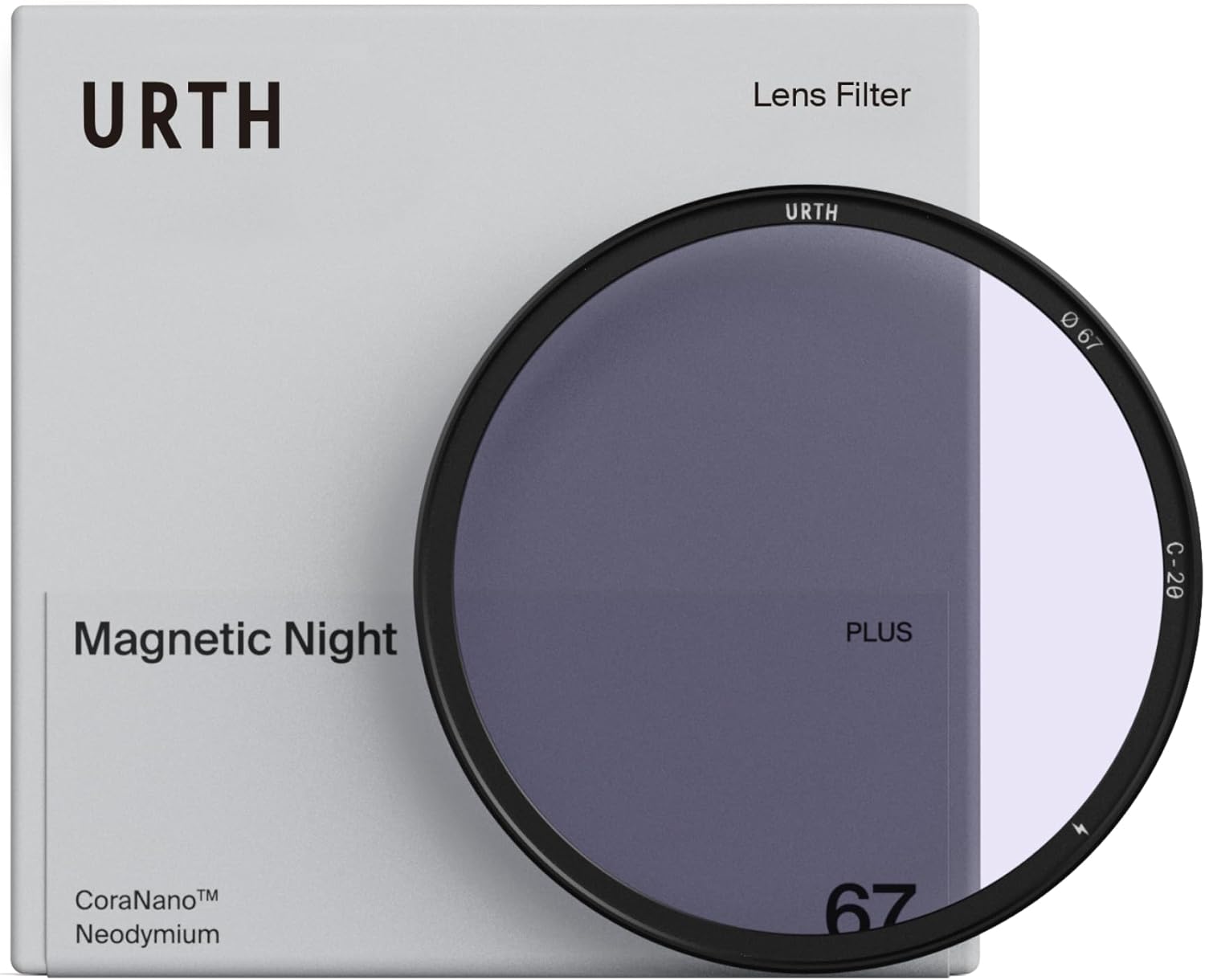 Urth 49mm Magnetic Neutral Night Lens Filter (Plus) — 20-Layer Nano-Coated Neodymium Light Pollution Reduction for Advanced Sky & Star Clarity