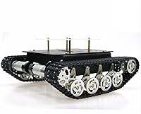 Vista 7 de Chasis de coche de tanque de robot de absorción de impactos profesional con motor codificador de CC para Arduino/Raspberry Pie, Vehículo