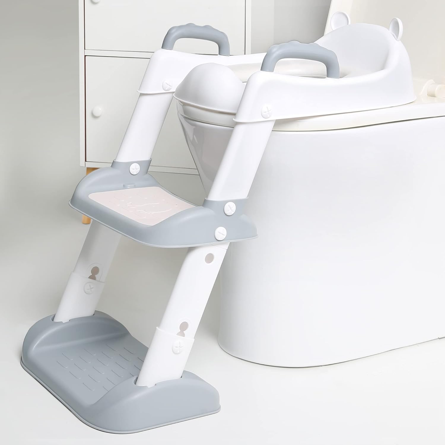 Buy Potty Training Seat for Toddlers, Toilet Potty Seat with Step Stool, Potty Ladder Toilet
