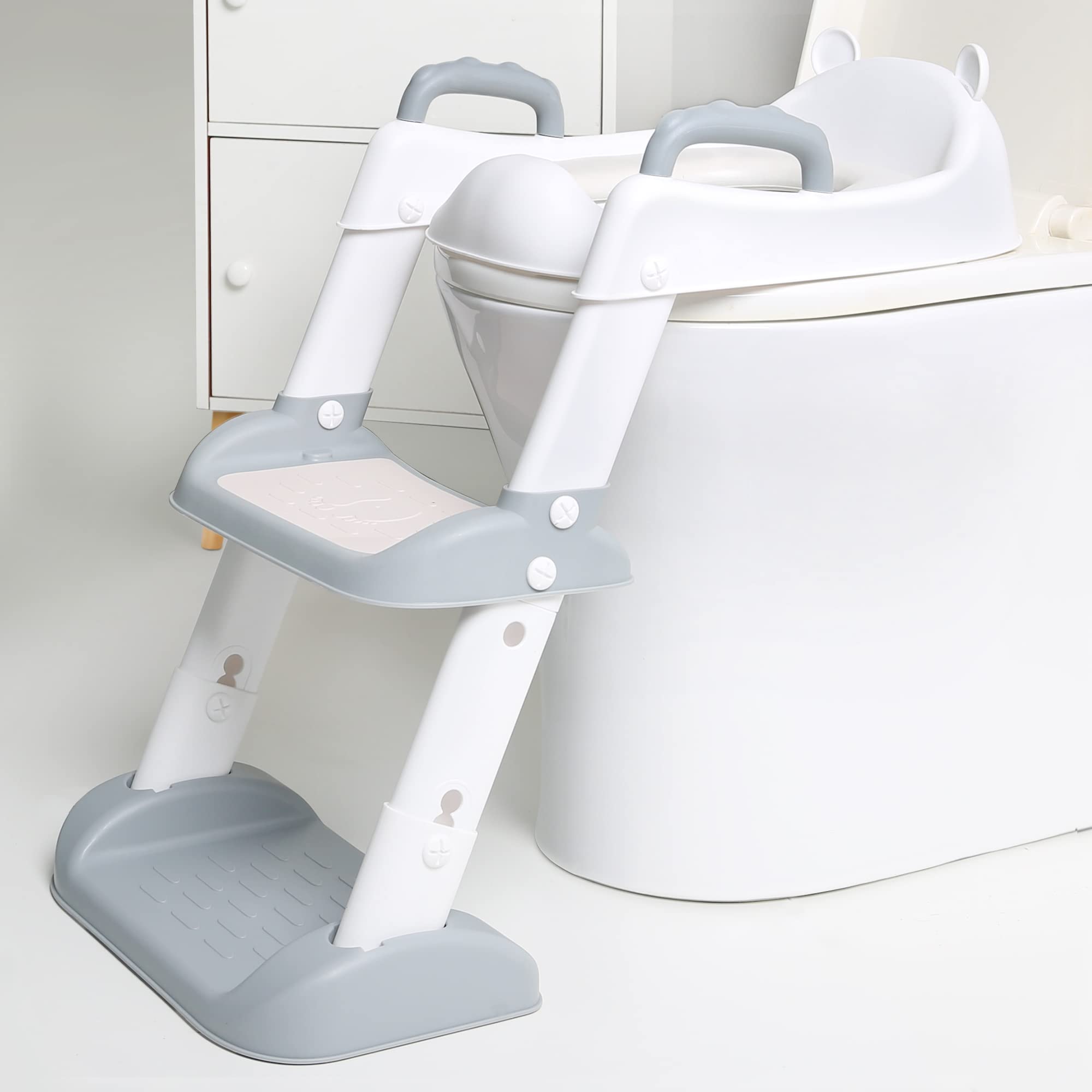 Potty Training Seat for Toddlers, Toilet Potty Seat with Step Stool