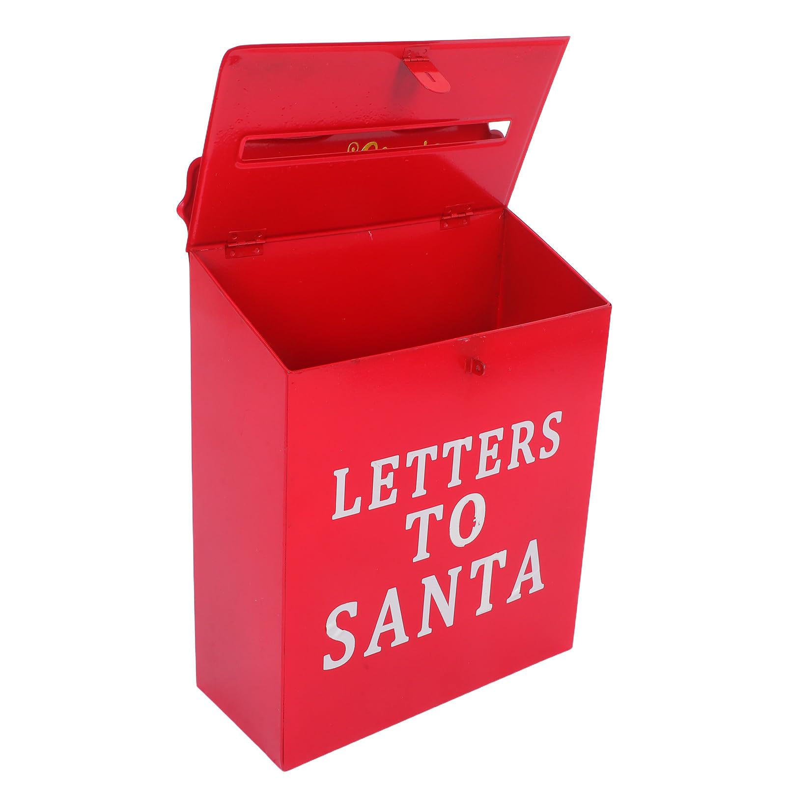 Boîte aux lettres rouge vintage pour une décoration de Noël magique et festive