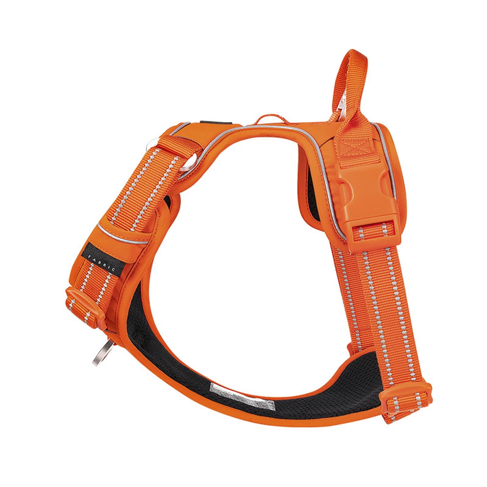 WINHYEPET No-Pull Dog Harness,Adjustable Outdoor Vest Reflective Nylon Soft Pet Harness Dog Suitable Small Medium Large Breeds TLH5654(Orange,XL) - Image 2