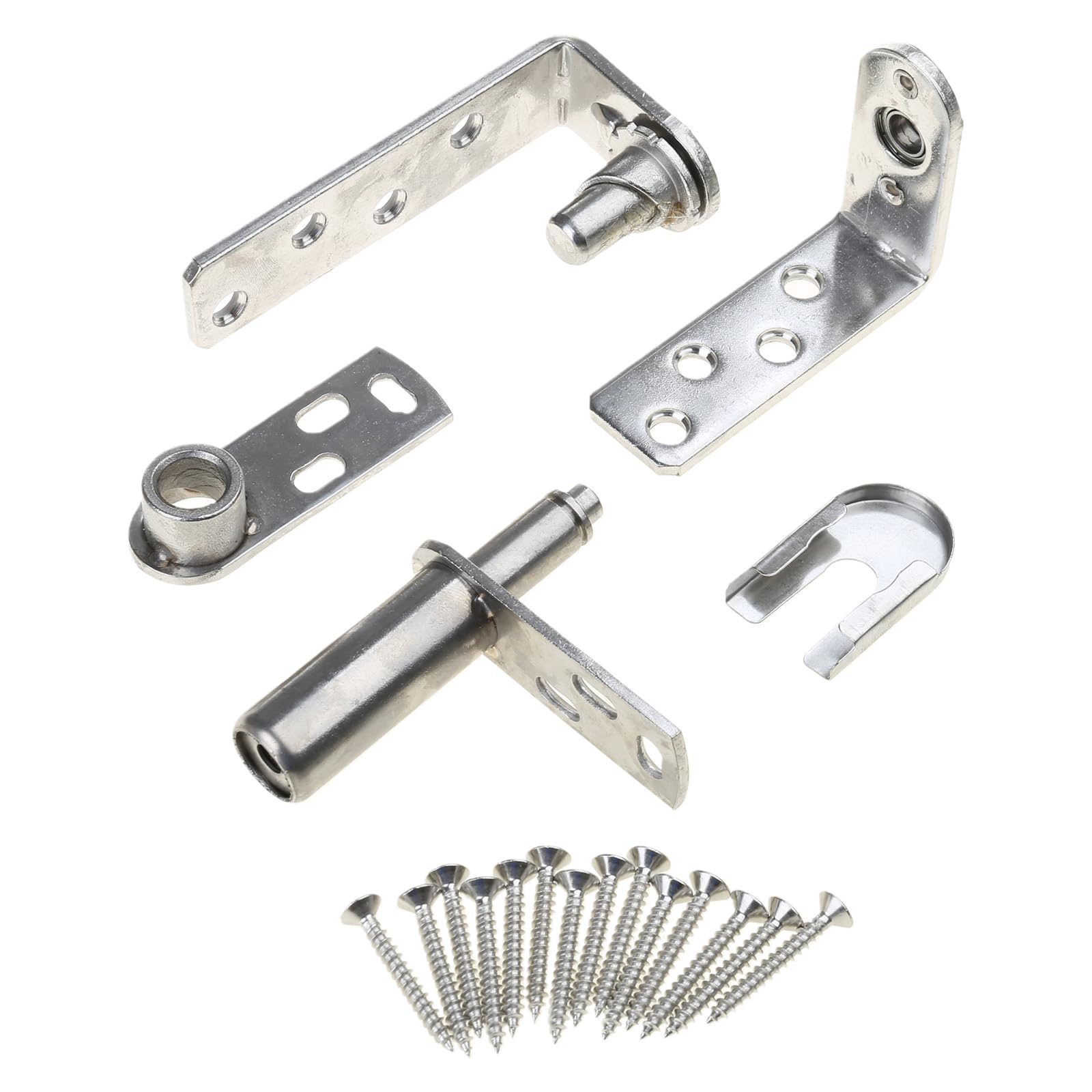 Stainless Steel Hinges with Auto Close Feature for Double Doors Double Door Hinges with Automatic Swing Cabinet