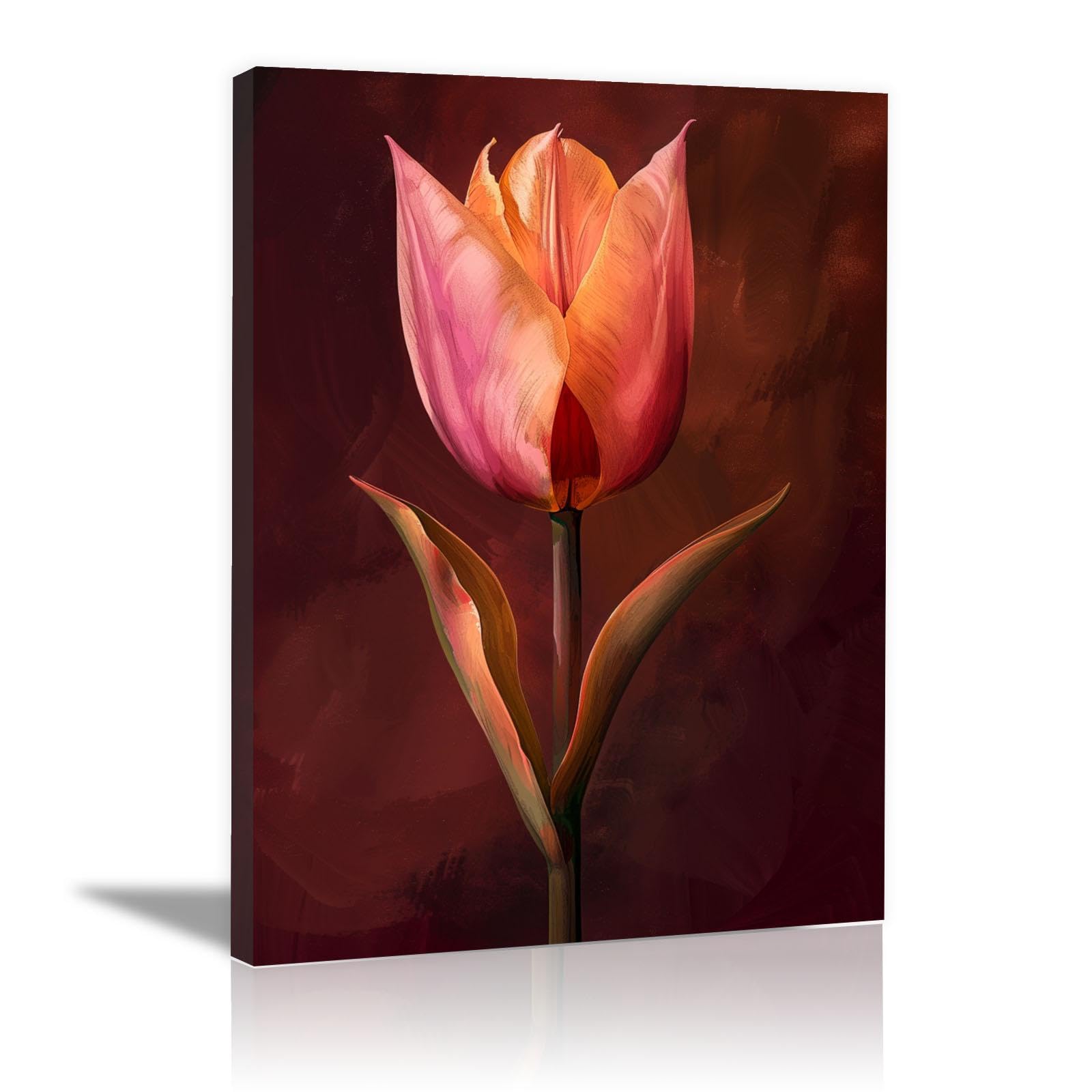 Tableau decoration murale fleurs impression sur toile 70x100cm - 7
