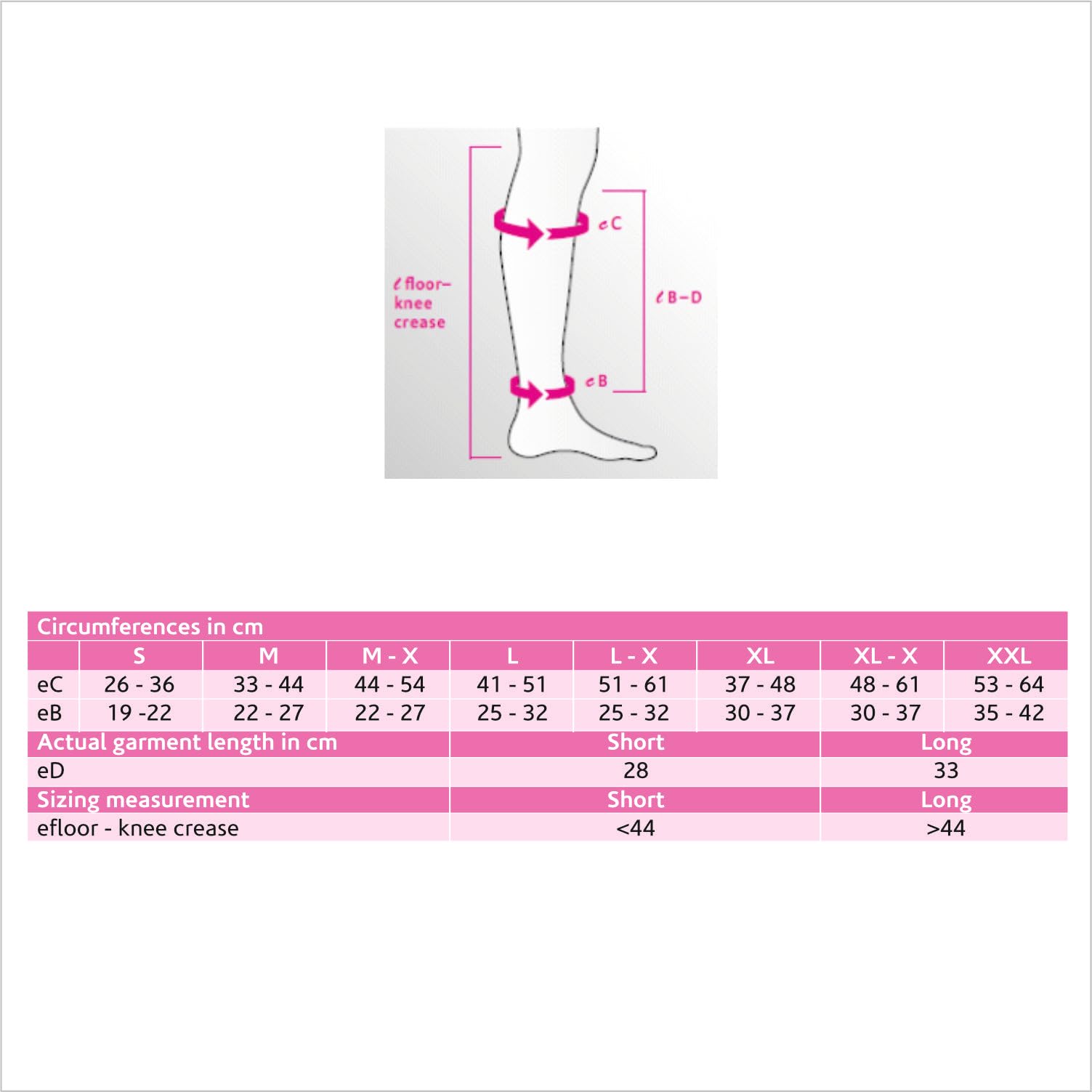Circaid Juxtalite Essentials BD Short (28 cm) – Vitello, Beige | Indumento a compressione anelastico per problemi venosi | CEAP C2-C5 | con fascia giustapposta | Circaid Buil-in-Pressure System (XL)