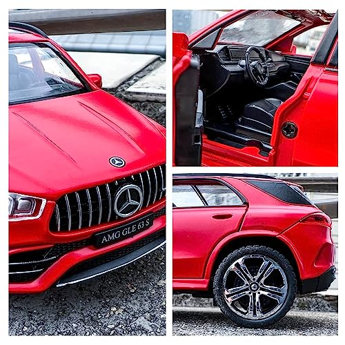 Image of LONGMIRE Metal Pull Back Diecast Car Pull Back Model with Sound Light Boys Gifts Toys for Kids Pack of 1, Multicolor (AMG GL 63 S)