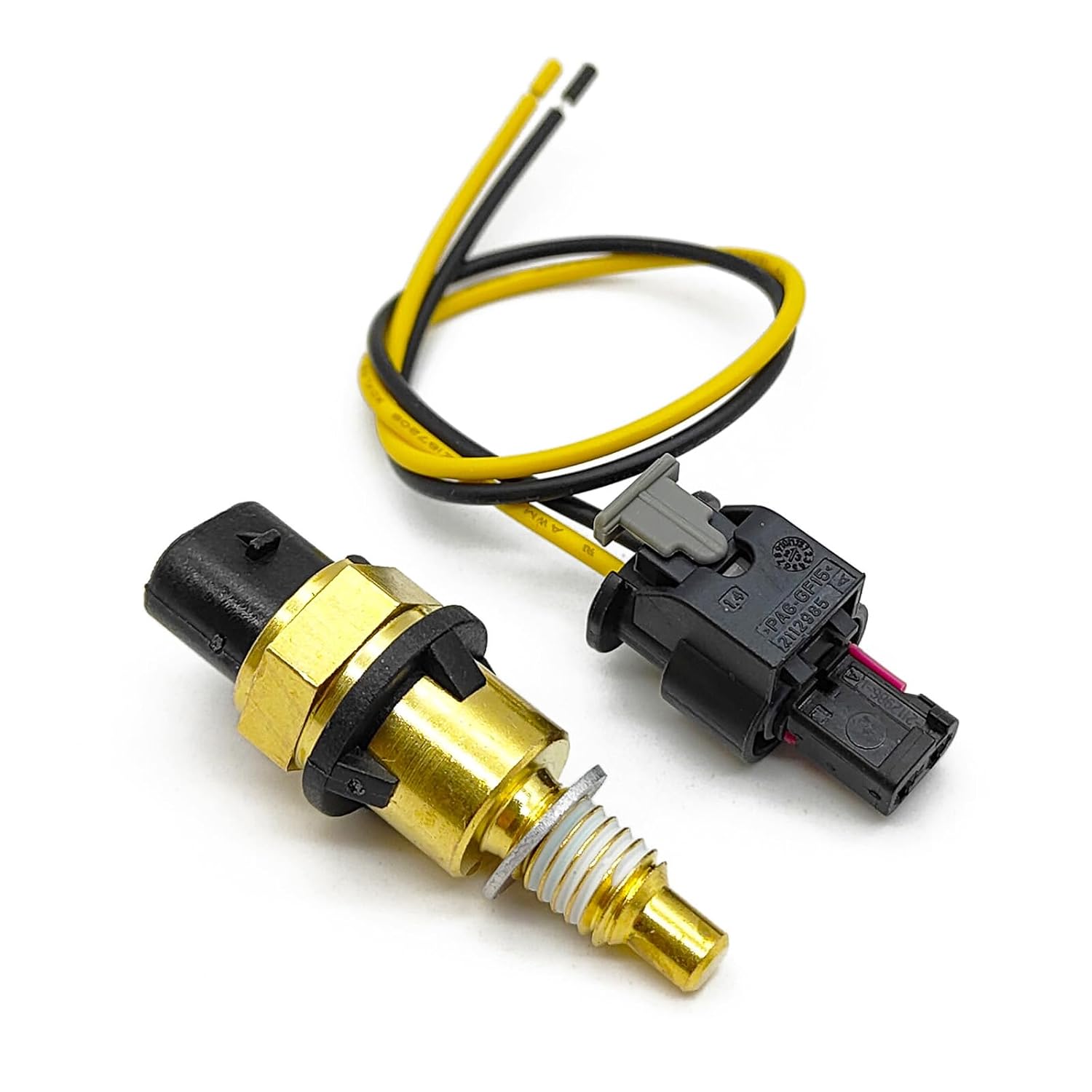 12650595 Coolant Temperature Sensor W/Connector Compatible with Cadillac GMC Buick