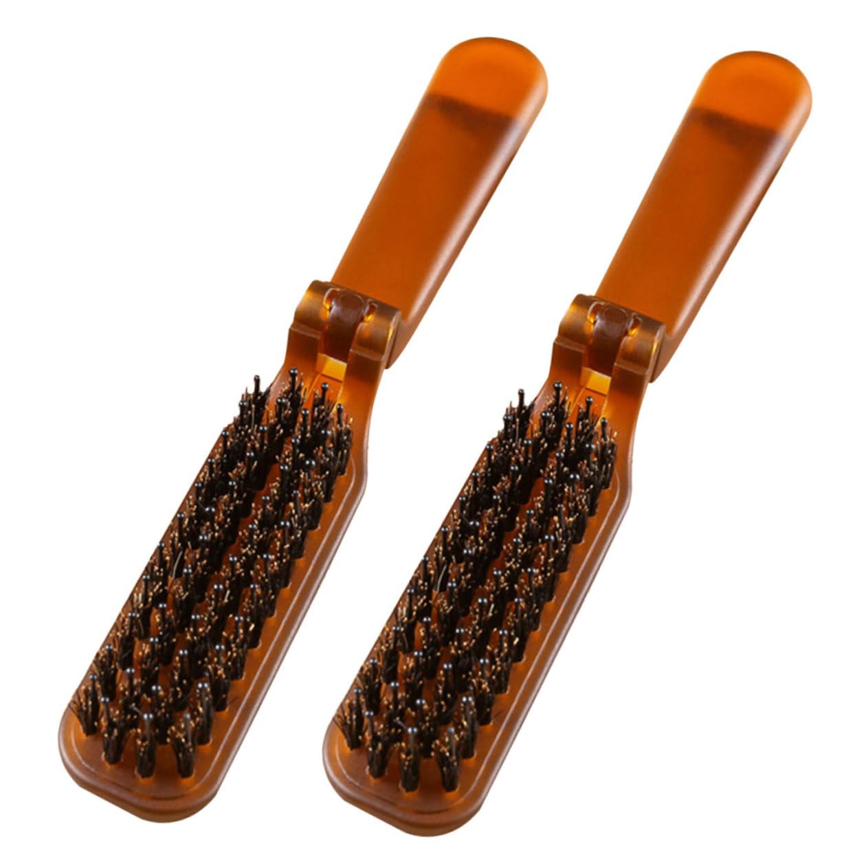 FOMIYES 8stücke Faltbare Reisehaarbürste Tragbarer Haarkamm Für Styling Ergonomisches Design Für Unterwegs Für Glattes Und Lockiges Haar Unisex Kompakte