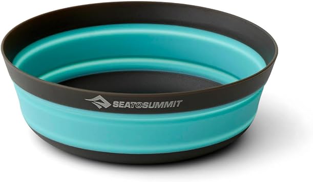 Sea to Summit Frontier Ultralight Collapsible Bowl, Medium 23 fl oz, Aqua Sea Blue