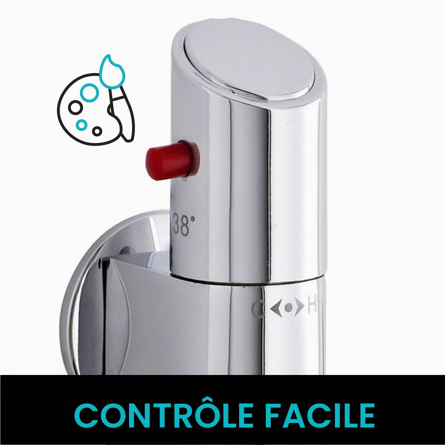 ENKI Mitigeur thermostatique pour douche bidet
