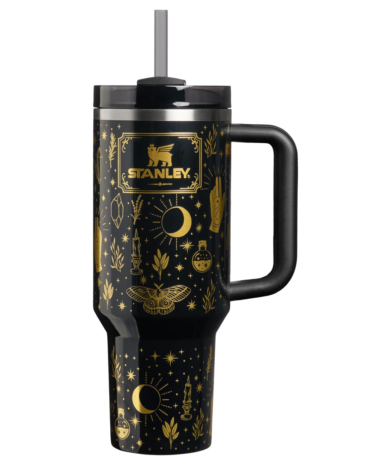 Quencher H2.0 Flow State Tumbler, 40 oz, Black Magic