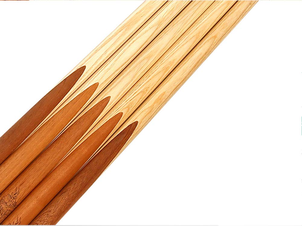 YRU 2pcs 57" Stecca Snooker, 145cm Frassino A Mano 18 Once Stecca da Biliardo 10mm Punta Piscina Biliardo Bastone