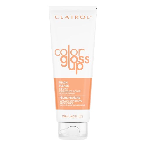 Clairol Color Gloss Up Temporary Hair Dye, Peach Please Hair