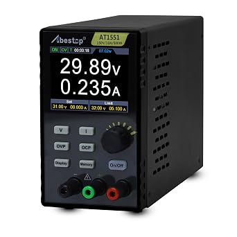 DC Power Supply Variable, 150V/10A/500W Programmable Lab Power Supply