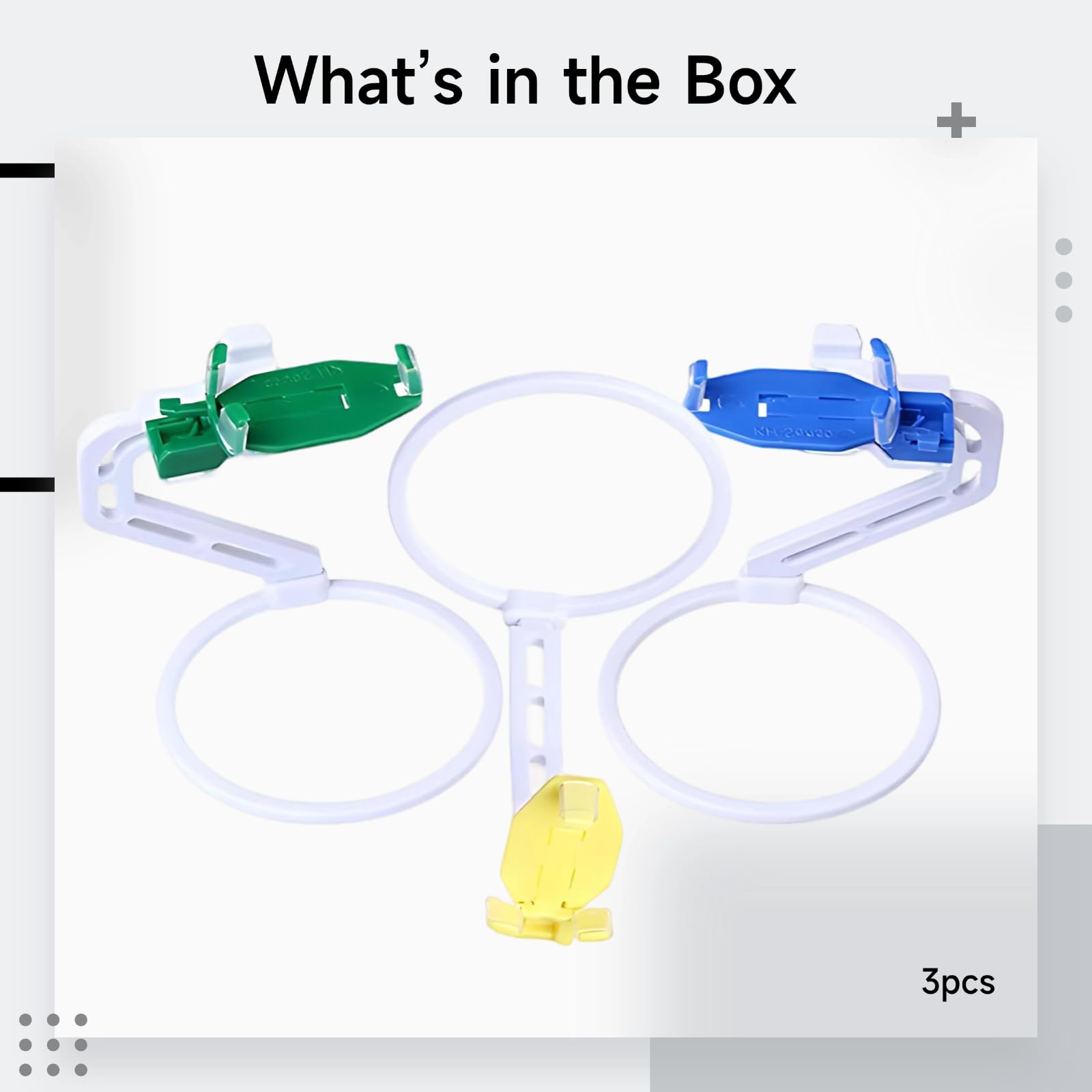 3 Stk. Dental-Röntgensensor-Halter-Set, digitaler Einweg-Sensorpositionierer, Röntgenfilm-Locator, Dental-Röntgenpositionierer für Erwachsene, Set aus 3 Haltern