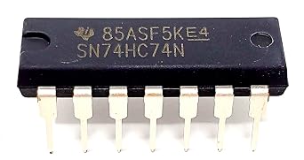 SN74HC74N 74HC74 Dual D-Type Positive-Edge-Triggered Flip-Flops with Clear and Preset Breadboard-Friendly Pack of 10