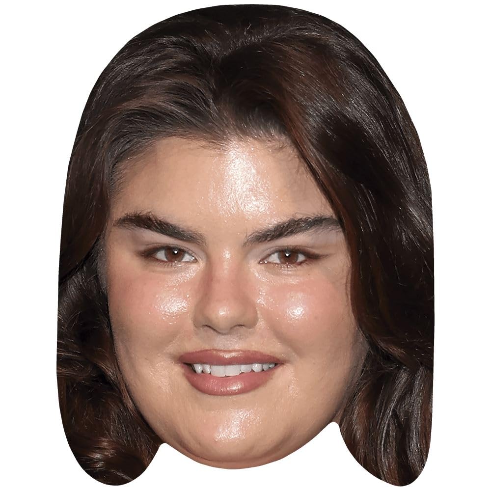 Dana Patterson (Smile) Celebrity Mask, Flat Card Face, Fancy Dress Mask