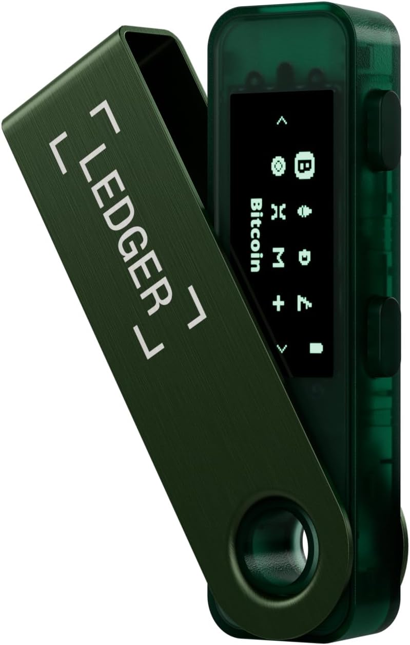 Nano S Plus Signer – The accessible way to manage your crypto & NFTs securely (Ledger Wallet for Desktop and Android only) – Emerald Green