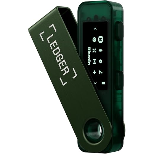 Nano S Plus Hardware Wallet - Emerald Green