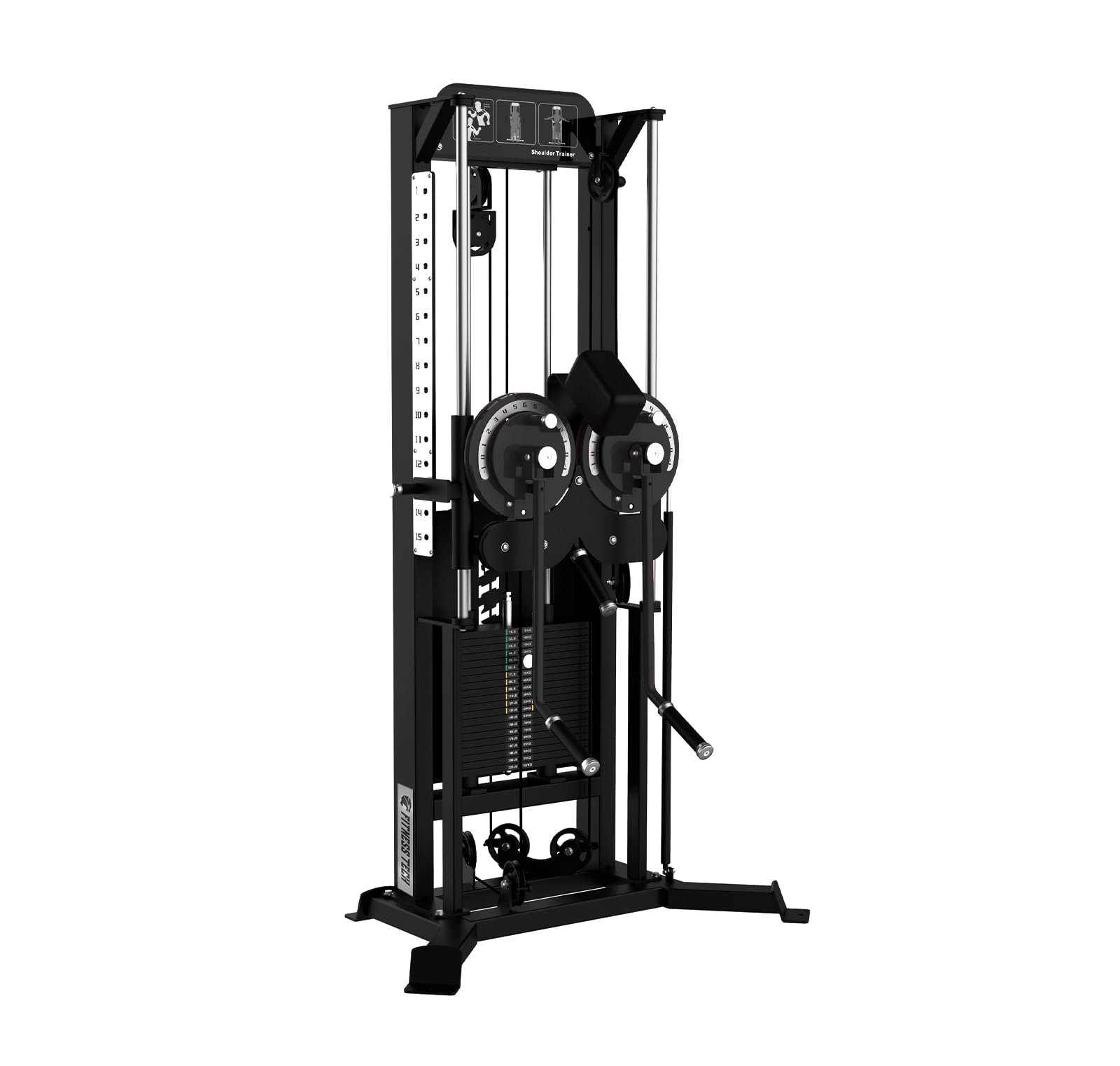 Máquina Elevaciones Laterales y Contracción Pectoral Fitness Tech Pro Series – Hombros y Pecho – 100 kg – Relación 1:1