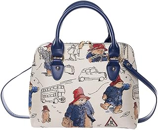Tapestry Handbags Shoulder bag and Crossbody Bags for women with Paddington Bear Design (Paddington Bear, CONV-PADD), Paddington Beige, One Size